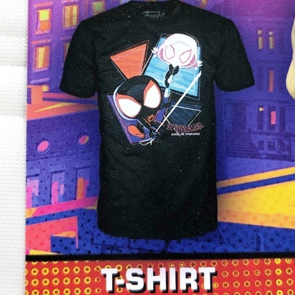 Marvel Collector's Corp's Black Spider-Man Across the Spiderverse T-shirt Size L - Picture 5 of 6